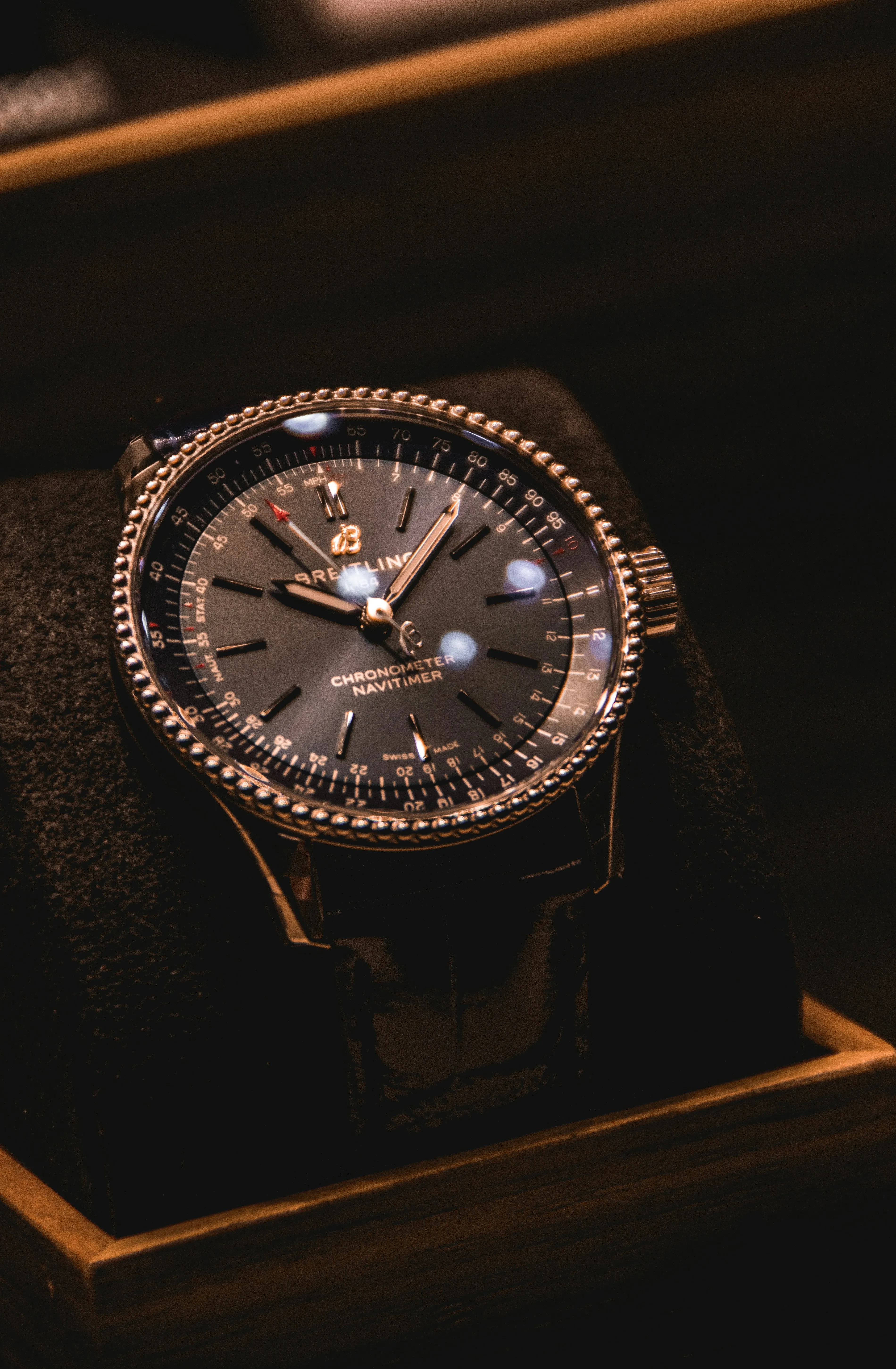 Reloj automático Valtère Chronomaster Heritage con esfera antracita y caja de acero